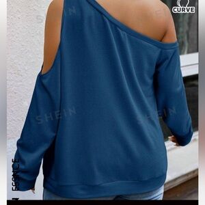 SHEIN. Asymmetric Long Sleeve Top